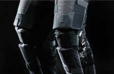 Load-Relieving Armored Exoskeletons