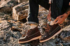 High-Top Moccasin-Style Shoes