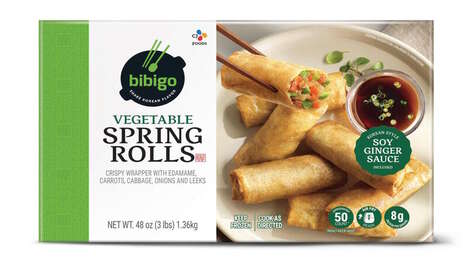 Prepackaged Veggie-Only Spring Rolls