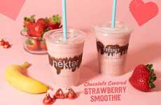 Valentine's Chocolate Smoothies