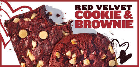 Romanic Red Velvet Brownies