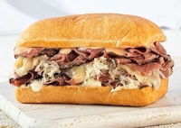 Sauerkraut-Topped Pastrami Sandwiches
