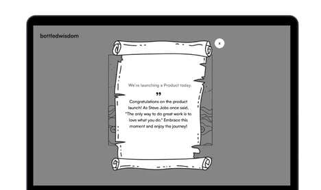 Randomly Generated Wisdom Websites
