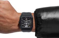 Matte Black Ceramic Wristwatches
