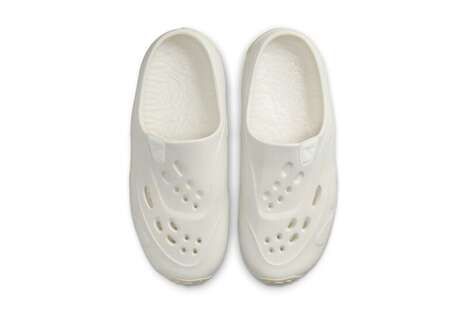 Sporty Perforated Slip-On Shoes