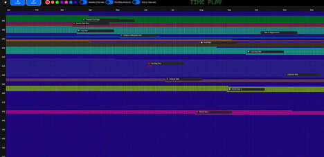 Colorful AI Timelines