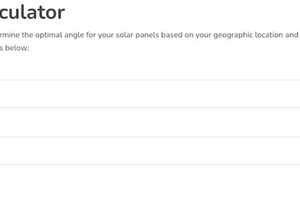 Solar Panel Angle Calculators Article Thubnail