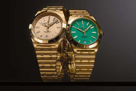 Elegant Metallic Timepieces