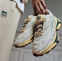 Minimal Collaborative Tennis Sneakers Image 1