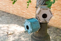 Educational Linoleum Birdhouses Image 1