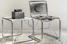 Waste-Incorporated Chair Designs