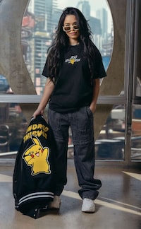 Anime-Inspired Graphic Streetwear Image 2