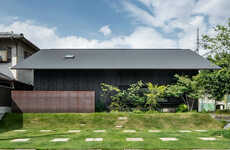 Raw Blackened-Wood Family Homes