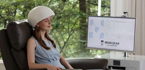 Sleep-Inspiring Infrared Helmets