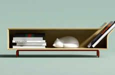 Minimalist Book Storage Tables