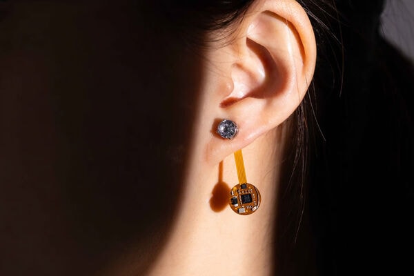 Temperature-Monitoring Earrings