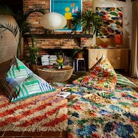 Bohemian Bean Bag Seating Image 1