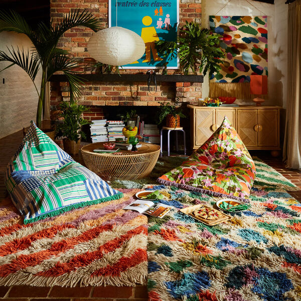 Bohemian Bean Bag Seating