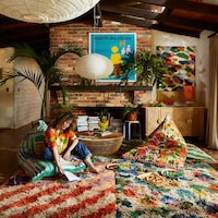 Bohemian Bean Bag Seating Image 4