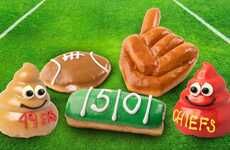Super Bowl-Themed Doughnuts