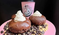 Nutty Chocolate Dipped Doughnuts Image 1