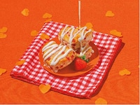 Heart-Shaped Strawberry Biscuits Image 1