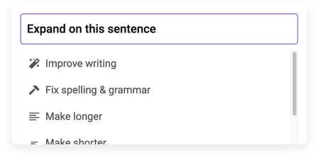 Intregrated AI Writing Assistants