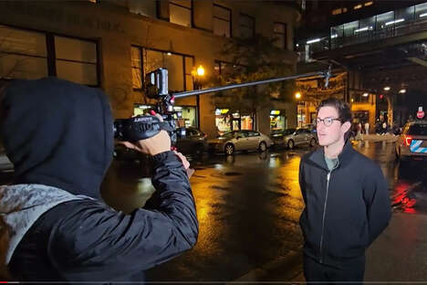 Camera-Mounted Boom Poles