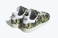 Camo-Patterned Collaborative Sneakers Image 1