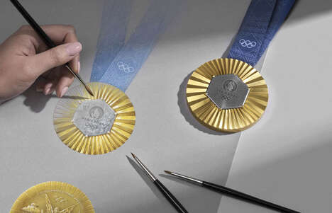 Eiffel Tower-Embedded Medals