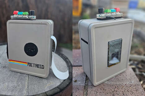 Polaroid-Inspired Poetry Cameras