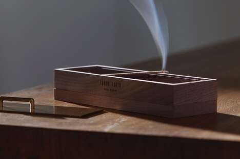 Tranquil Wooden Incense Holders