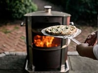 Metallic Open-Concept Pizza Ovens