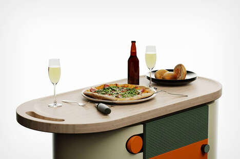 Contemporary Home Party Trolley