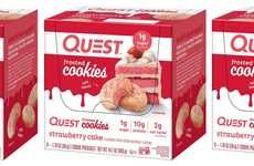 Strawberry Cake Protein Cookies