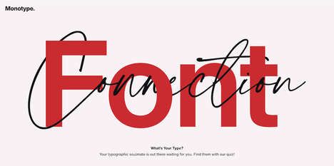 Typographic Matchmaking Games