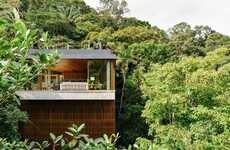 Wooden Screen Stacked Houses