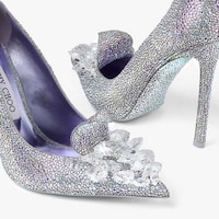 Ultra-Luxurious Crystal Footwear