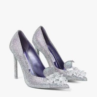 Ultra-Luxurious Crystal Footwear Image 2