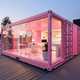 Pink-Hued Shipping Container Homes Image 6