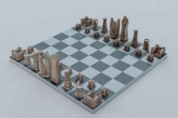 Architecturally Inspired Chess Sets Image 3