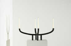 Fire-Inspired Artful Candelabras