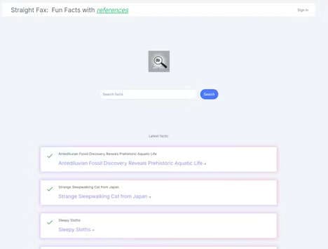 Crowdsourced Fun Fact Databases