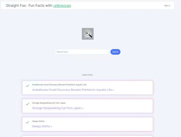 Crowdsourced Fun Fact Databases