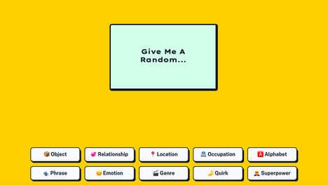 Improv Scene Generators