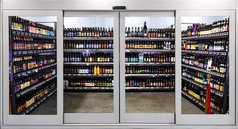 Reliable Alcohol Retail Doors
