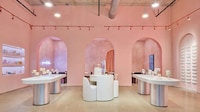 Pink-Tinged Modern Jewelry Stores Image 3