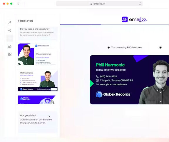 Customizable Email Signature Tools
