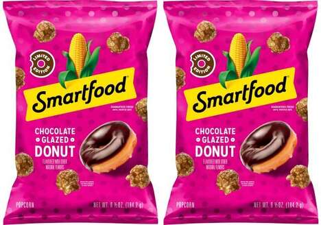 Chocolatey Donut Popcorn Snacks