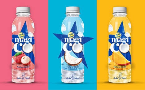 Textural Coconut-Infused Drinks